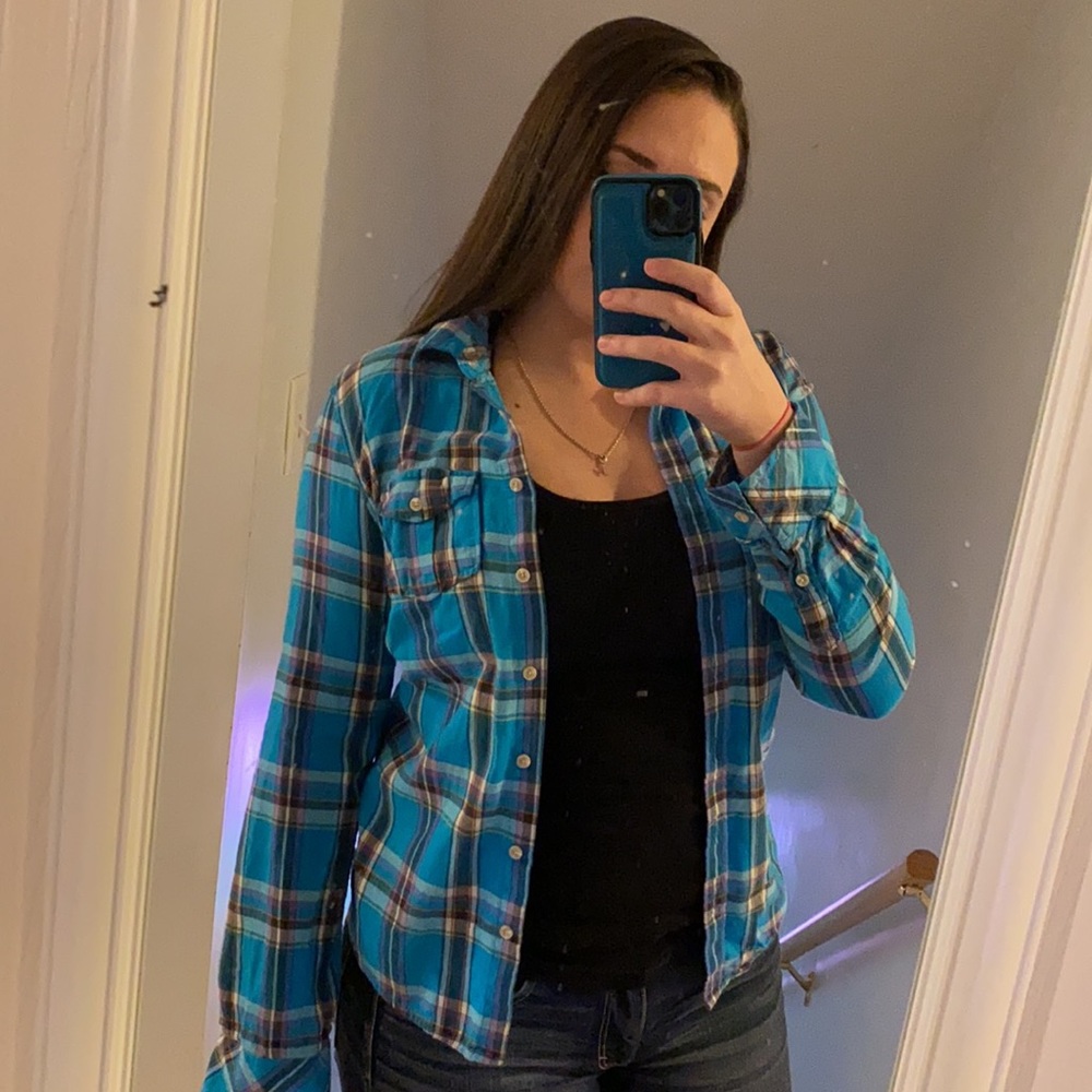 Blue flannel
